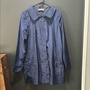Navy Blue Rain Coat